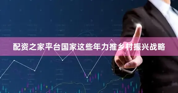 配资之家平台国家这些年力推乡村振兴战略